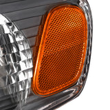 Coolstuffguru Compatible with Toyota Corolla S Le Ce Black Headlights, Black Corner Lights, Led Drl Fog La