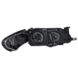 Coolstuffguru Compatible with Toyota Corolla Dx Trac 4 5 Dr, Black Housing Clear Lens Headlights, Corner Lamps