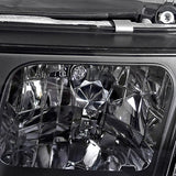 Coolstuffguru Compatible with Toyota Corolla Dx Trac 4 5 Dr, Black Housing Clear Lens Headlights, Corner Lamps
