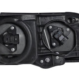 Coolstuffguru Compatible with Toyota Corolla Dx Trac 4 5 Dr, Black Housing Clear Lens Headlights, Corner Lamps