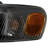 Coolstuffguru Compatible with Toyota Corolla Ce Le Ve 4Dr Black Headlights w/ Corner Lights 1Pc.