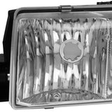 Coolstuffguru Compatible with Chevy Impala Caprice Crystal Chrome Headlights+Clear Corner Lamps