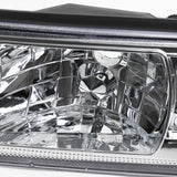 Coolstuffguru Compatible with Ford Mustang Lx Gt Headlights W/Corner Lamps 1Pc. Chrome