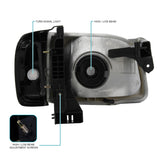 Coolstuffguru Compatible with Toyota Tacoma Pre-Runner/ S-Runner Black Headlights w/ Corner Lamps