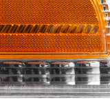 Coolstuffguru Compatible with Ford Crown Victoria Crystal Chrome Headlights+Clear Amber Corner Lamps