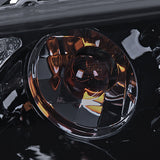 Coolstuffguru Compatible with Grand Prix Halo Led Glossy Black Smoked Lens Proj Headlights, Corner 1Pc