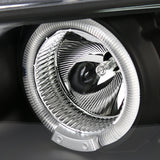 Coolstuffguru Compatible with Grand Prix Dual Halo Led Black Projector Headlights Corner 1Pc