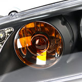 Coolstuffguru Compatible with Grand Prix Dual Halo Led Black Projector Headlights Corner 1Pc