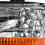 Coolstuffguru Compatible with Honda Accord 2/4dr JDM Chrome Front Diamond Headlights Left+Right