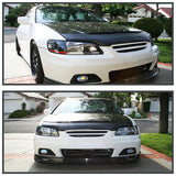 Coolstuffguru Compatible with Honda Accord Lx Ex Jdm Black Head Lights Lamps Pair