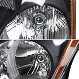 Coolstuffguru Black Headlights Compatible with Nissan Altima Sedan 2010-2012 L+R Pair Head Light Lamp Assembly