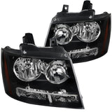 Coolstuffguru Compatible with Chevy Avalanche Tahoe Suburban LS LT LTZ Black Headlights