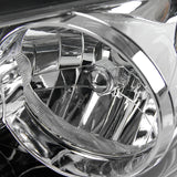 Coolstuffguru Compatible with Toyota Camry 4Dr Sedan Chrome Clear Headlights Head Lamps Pair