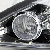 Coolstuffguru Compatible with Toyota Camry 4Dr Sedan Chrome Clear Headlights Head Lamps Pair