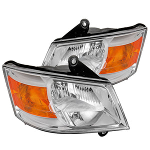 Coolstuffguru Compatible with 08-10 Dodge Grand Caravan Replacement Headlights