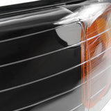 Coolstuffguru Compatible with Dodge Grand Caravan Chrysler Voyager Town&Country Black Amber Headlights