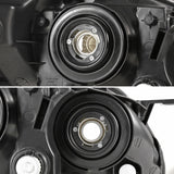 Coolstuffguru Compatible with Toyota Corolla Black Crystal Headlights