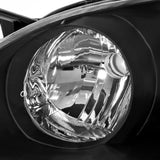 Coolstuffguru Compatible with Toyota Corolla Black Crystal Headlights