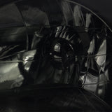 Coolstuffguru Compatible with Honda Civic Coupe Crystal Smoke Headlights+Red/Clear Rear Tail Lights