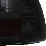 Coolstuffguru Compatible with Dodge Dakota Durango Crystal Smoke Headlights W/ Led Lamp