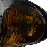 Coolstuffguru Compatible with Honda Del Sol Smoke Headlights w/ Built-in Amber Corner Lamps