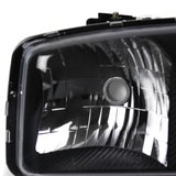 Coolstuffguru Compatible with GMC Yukon Denali XL Black Clear Headlights+Amber Corner Lights