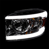 Coolstuffguru Headlights LED Bar Compatible with Dodge Ram 1500 2500 3500 2006-2008, 07-09 Ram 2500 3500, L+R Pair Assembly