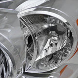 Coolstuffguru Compatible with Dodge Ram Euro Chrome Diamond Headlights W/O Amber Bar