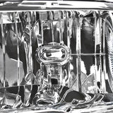 Coolstuffguru Compatible with Dodge Ram 1500 2500 3500 Euro Chrome Clear Quad Headlight Head Lamps