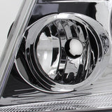 Coolstuffguru Compatible with Ford F150 Crystal Chrome Clear Oem Style Head Lights Lamps Pair