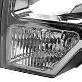 Coolstuffguru Compatible with Ford F150 Xlt Xl Svt Stx Chrome Housing Clear Lens Headlights