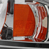 Coolstuffguru Compatible with Ford F-150 Chrome/ Clear Smd Led Head Lights+Corner Signal Lamps