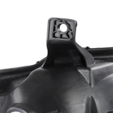 Coolstuffguru Compatible with Ford F250 F350 F450 Super Duty Black Clear Headlights+Amber Reflector