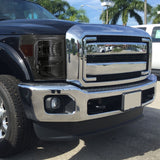 Coolstuffguru Compatible with Ford F250 F350 F450 F550 Superduty Pickup Smoke Headlights Head Lights Lamps