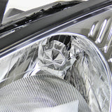 Coolstuffguru Compatible with Ford Focus Euro Crystal Chrome Clear Headlights Head Lamps Pair