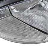 Coolstuffguru Compatible with Ford Focus Euro Crystal Chrome Clear Headlights Head Lamps Pair