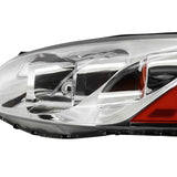 Coolstuffguru Compatible with Pontiac G6 Replacement Chrome Clear Headlights Head Lamps Left+Right