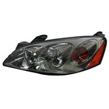 Coolstuffguru Compatible with Pontiac G6 Chrome Housing Smoke Lens Headlights Head Lamps Left+Right