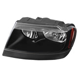 Coolstuffguru Compatible with Jeep Grand Cherokee Black Replacement Headlights Head Lights Lamps Left+Right