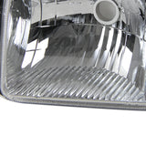 Coolstuffguru Compatible with GMC Sierra 1500 2500 Yukon XL 1PC LH Left Driver Side Chome Clear Headlight