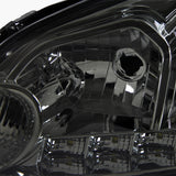 Coolstuffguru Compatible with Chevy Impala Monte Carlo Smoke Lens Crystal Headlights+LED Strip