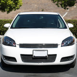 Coolstuffguru Compatible with Chevy Impala Monte Carlo Euro Diamond Black Headlights+Amber Reflector