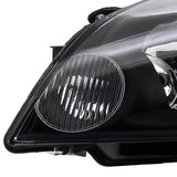 Coolstuffguru Compatible with Chevy Impala Monte Carlo Euro Diamond Black Headlights+Amber Reflector