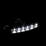 Coolstuffguru Compatible with Chevy Impala Limited Monte Carlo Black Clear SMD LED Headlights