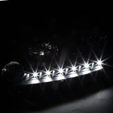 Coolstuffguru Compatible with Chevy Impala Limited Monte Carlo Black Clear SMD LED Headlights