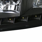 Coolstuffguru Compatible with Chevy Impala Limited Monte Carlo Black Clear SMD LED Headlights