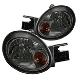 Coolstuffguru Compatible with Dodge Neon Smoke Lens Edition Replacement Tinted Headlights Headlamps Set Pair