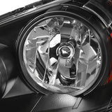 Coolstuffguru Compatible with Honda Odyssey Black Headlights Headlamps Driving Lamps Lights Left+Right