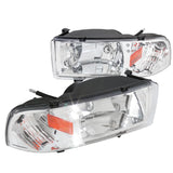 Coolstuffguru Compatible with Dodge Ram 1500 2500 3500 LED Chrome Clear Head Lights