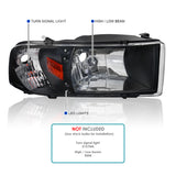 Coolstuffguru Compatible with Dodge Ram 1500 Led Black Head Lights Lamps